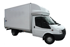 Van Hire Fareham - Ford Luton Box Tail Lift - Van hire Fareham